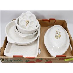 CANADIAN MADE CLAYWARE 7PCS.