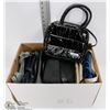 Image 1 : #9) BOX OF ASSORTED PURSES