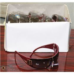 CASE OF CHANEL REPLICA UV400 RED SUNGLASSES