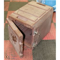 LIGHT BROWN VOLRATH FOOD STORAGE CONTAINER AS THEY