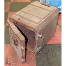 LIGHT BROWN VOLRATH FOOD STORAGE CONTAINER AS THEY