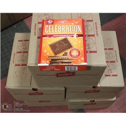 5 CASES LECLERC CHOCOLATE GINGERBREAD COOKIES