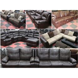 FEATURED ITEMS: NEW SOFA SETS AND SECTIONALS