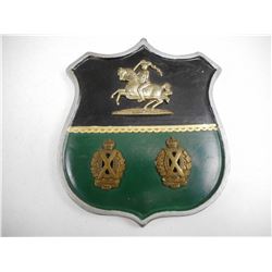 SCOTTISH HORSE REGIMENT PLAQUE