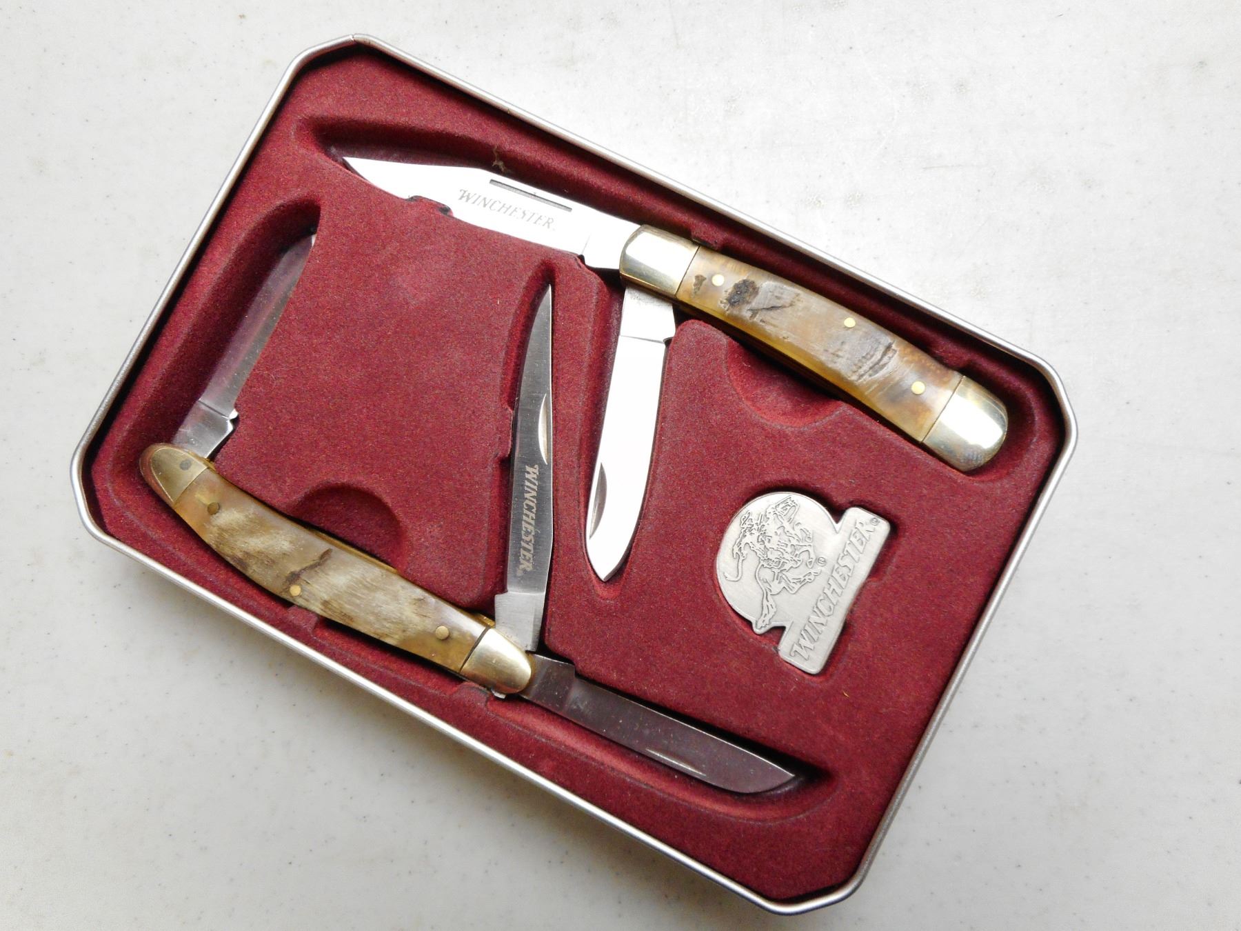 Winchester 3 piece knife set for sale online ebay. 2007 Edition Winchester 3 Piece Knife Set - Winchester 2007 Edition Knife Set