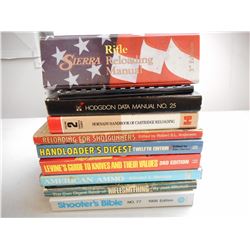 ASSORTED HANDLOADING BOOKS
