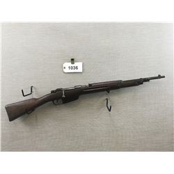 WWII ERA, MANNLICHER CARCANO  , MODEL: 1938 CAVALRY CARBINE  , CALIBER: 6.5 X 52 ITALIAN