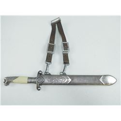 GERMAN WWII KNIFE WITH SCABBARB