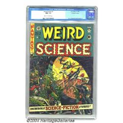 Weird Science #9 Gaines File pedigree (EC, 1951) CGC NM+ 9.6 Off-white to white pages.