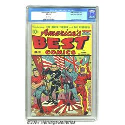 America's Best Comics #10 Mile High pedigree (Nedor Publications, 1944) CGC NM- 9.2 Off-white pages.