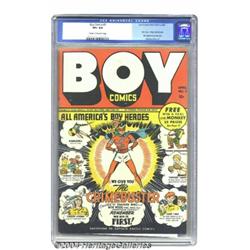 Boy Comics #3 (Lev Gleason, 1942) CGC VF+ 8.5 Cream to off-white pages.