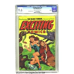 Exciting Comics #56 Rockford pedigree (Nedor Publications, 1947) CGC NM+ 9.6 Cream to off-white page
