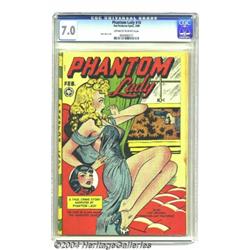 Phantom Lady #16 (Fox Features Syndicate, 1948) CGC FN/VF 7.0 Off-white to white pages.