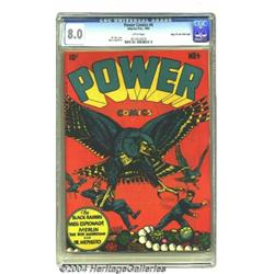 Power Comics #4 Mile High pedigree (Holyoke Publications, 1945) CGC VF 8.0 White pages.