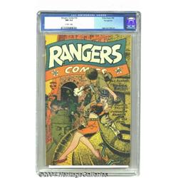 Rangers Comics #16 Pennsylvania pedigree (Fiction House, 1944) CGC NM 9.4 Off-white pages.