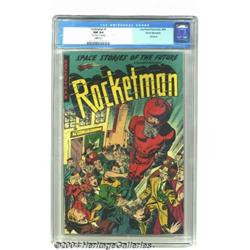 Rocketman #1 White Mountain pedigree (Farrell, 1952) CGC NM 9.4 White pages.