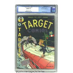Target Comics V2#11 Mile High pedigree (Novelty Press, 1942) CGC NM/MT 9.8 Off-white to white pages.