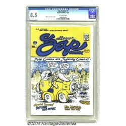 Zap Comix #1 First Printing - Plymell Edition (Apex Novelties, 1967) CGC VF+ 8.5 Off-white pages.
