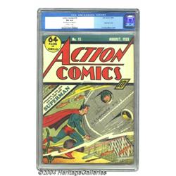 Action Comics #15 (DC, 1939) CGC FN 6.0 Off-white pages.
