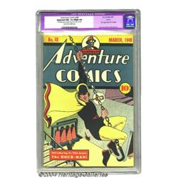 Adventure Comics #48 Larson pedigree (DC, 1940) CGC Apparent NM- 9.2 Slight (A) Off-white to white p