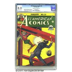 All-American Comics #22 (DC, 1941) CGC VF 8.0 Off-white to white pages.