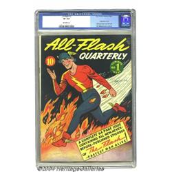 All-Flash #1 (DC, 1941) CGC VF 8.0 Off-white pages.