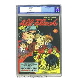 All-Flash #10 San Francisco pedigree (DC, 1943) CGC NM+ 9.6 White pages.