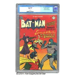 Batman #62 Palo Alto pedigree (DC, 1950) CGC NM- 9.2 White pages.