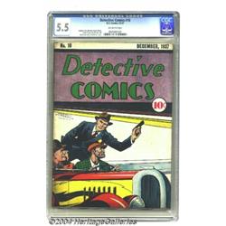 Detective Comics #10 (DC, 1937) CGC FN- 5.5 Off-white pages.