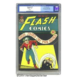 Flash Comics #62 Mile High pedigree (DC, 1945) CGC NM/MT 9.8 White pages.