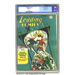 Leading Comics #8 Pennsylvania pedigree (DC, 1943) CGC NM+ 9.6 White pages.