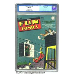 More Fun Comics #85 San Francisco pedigree (DC, 1942) CGC NM 9.4 Off-white to white pages.
