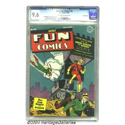 More Fun Comics #92 San Francisco pedigree (DC, 1943) CGC NM+ 9.6 Off-white to white pages.