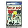 Image 1 : World's Best Comics #1 (DC, 1941) CGC FN/VF 7.0 Off-white to white pages.