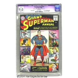 Superman Annual #1 (DC, 1960) CGC Apparent VF/NM 9.0 Slight (P) White pages.