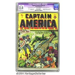 Captain America Comics #3 (Timely, 1941) CGC Apparent GD 2.0 Slight (A) Off-white pages.