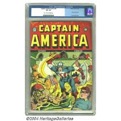 Captain America Comics #30 (Timely, 1943) CGC VF+ 8.5 Light-tan to off-white pages.