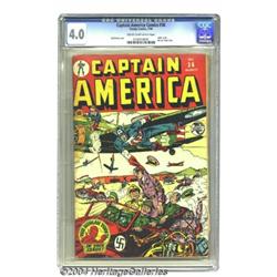 Captain America Comics #36 (Timely, 1944) CGC VG 4.0 Cream to off-white pages.