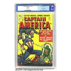 Captain America Comics #78 (Timely, 1954) CGC VF 8.0 Off-white pages.