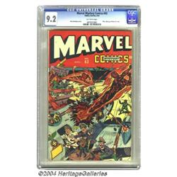 Marvel Mystery Comics #63 (Timely, 1945) CGC NM- 9.2 Off-white pages.