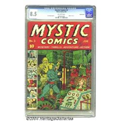 Mystic Comics #3 San Francisco pedigree (Timely, 1940) CGC VF+ 8.5 Off-white pages.