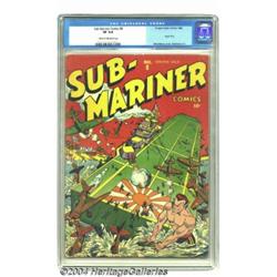 Sub-Mariner Comics #8 (Timely, 1942) CGC VF 8.0 Cream to off-white pages.