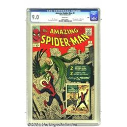 The Amazing Spider-Man #2 (Marvel, 1963) CGC VF/NM 9.0 White pages.
