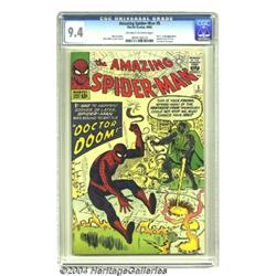 The Amazing Spider-Man #5 (Marvel, 1963) CGC NM 9.4 Off-white to white pages.