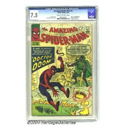 The Amazing Spider-Man #5 (Marvel, 1963) CGC VF- 7.5 Cream to off-white pages.