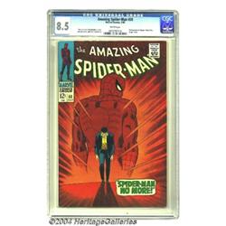 The Amazing Spider-Man #50 (Marvel, 1967) CGC VF+ 8.5 White pages.