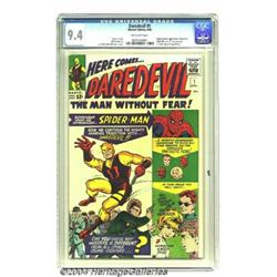 Daredevil #1 (Marvel, 1964) CGC NM 9.4 Off-white pages.