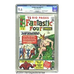 Fantastic Four Annual #1 (Marvel, 1963) CGC NM+ 9.6 Off-white to white pages.
