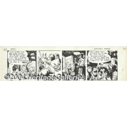 Milton Caniff - Terry and the Pirates Comic Strip Original Art, Group of 5 Consecutive Dailies (Chic