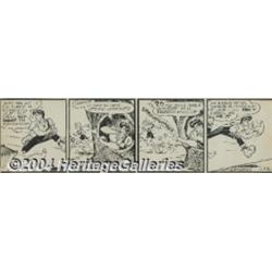 Al Capp - Li'l Abner Daily Comic Strip Original Art, dated 11-23-48 (United Features Syndicate, 1948